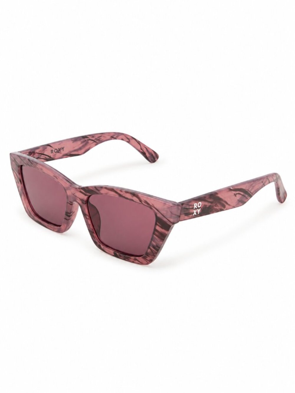ROXY Women's Retro Y2K Cat Eye Sunglasses Pink Tortoise Rose Lenses